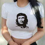 T-SHIRT COURT CHE GUEVARA FEMME