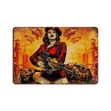 METALEN BORD DOOD VAN STALIN FILMPOSTER VINTAGE ROOD