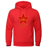 CCCP ANTHRAZITGRAUES KAPUZENSWEATSHIRT