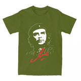 T-SHIRT IN COTONE CUBA DI CHE GUEVARA RETRO POLITICAL REVOLUTION