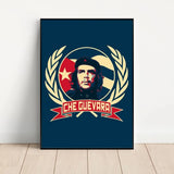 POSTER CHE GUEVARA AQUAREL WOORDENBOEK KLEURRIJK