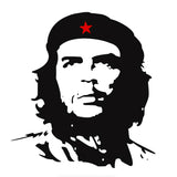 STICKER CHE GUEVARA PORTRAIT ROUGE SILHOUETTE VINYLE GRAND FORMAT