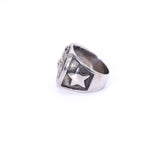 BAGUE COMMUNISTE VISAGE RÉVOLUTIONNAIRE