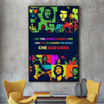 POSTER CHE GUEVARA MULTICOLORE RÉTRO