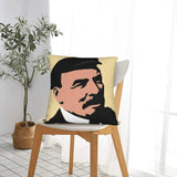 HOUSSE COUSSIN STALINE PORTRAIT PEINTURE OFFICIELLE FOND ROUGE DRAPEAU