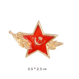 Pins Communiste Cosmos Rouge