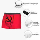 BOXER HOMME CCCP ROUGE FAUCILLE ET MARTEAU