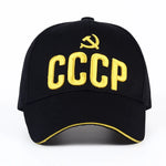 CASQUETTE CCCP NOIRE BRODÉE CLASSIQUE