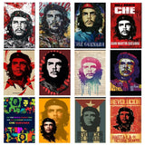 POSTER CHE GUEVARA AQUAREL WOORDENBOEK KLEURRIJK