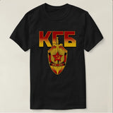 CAMISETA KGB EMBLEMA VCK KGB ORO ROJO