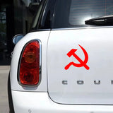 STICKER FAUCILLE ET MARTEAU AUTO