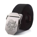 CEINTURE TOILE AIGLE IMPÉRIAL RUSSE 20 COLORIS