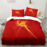 SET LETTO CCCP MAPPA URSS FALCE MARTELLO SFONDO NERO