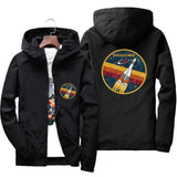 MULTIDESIGN SOVIET ZIP-UP SWEATSHIRT