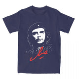T-SHIRT IN COTONE CUBA DI CHE GUEVARA RETRO POLITICAL REVOLUTION
