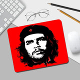MUISMAT CHE GUEVARA TWEEKLEURIG SILHOUET ROOD ZWART DIAGONAAL