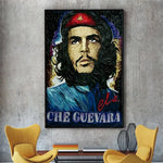 POSTER CHE GUEVARA PORTRAIT COLORÉ ICONIQUE