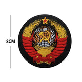 ECUSSON CCCP POING LEVE ETOILE FOND NOIR ROUGE