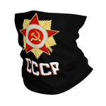 CACHE-COU INSIGNE CCCP ROUGE & OR