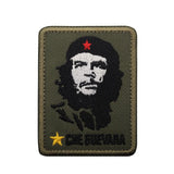 PATCH CHE GUEVARA PATCH IN VELCRO SFONDO ROSSO STELLA GIALLA 6X8CM