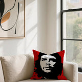 CHE GUEVARA DOUBLE SIDED CUSHION COVER BLACK PORTRAIT DARK BACKGROUND