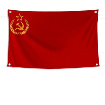 DRAPEAU URSS CLASSIQUE MARTEAU ET FAUCILLE