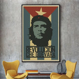 POSTER CHE GUEVARA "REVOLUCIÓN" STYLE RÉTRO