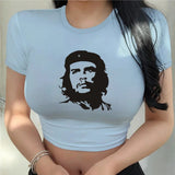 T-SHIRT COURT CHE GUEVARA FEMME