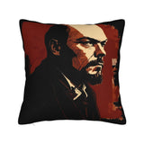 HOUSSE COUSSIN STALINE PORTRAIT PEINTURE OFFICIELLE FOND ROUGE DRAPEAU