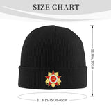 CAPPELLO LAVORATO A MAGLIA CON STELLA ROSSA, MEDAGLIA DA UFFICIALE DELL'URSS