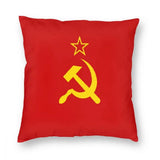 KISSENBEZUG UDSSR SICHELHAMMER GOLD STAR REINE ROTE FLAGGE