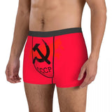 BOXER HOMME CCCP ROUGE FAUCILLE ET MARTEAU