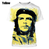 T-SHIRT CHE GUEVARA POP ART JAUNE