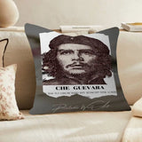 KUSSENHOES CHE GUEVARA REVOLUTIONAIR PORTRET SEPIA VINTAGE