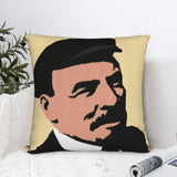 HOUSSE COUSSIN STALINE PORTRAIT PEINTURE OFFICIELLE FOND ROUGE DRAPEAU