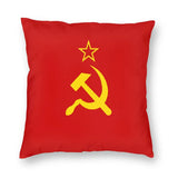 KISSENBEZUG UDSSR SICHELHAMMER GOLD STAR REINE ROTE FLAGGE
