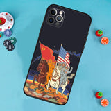 FUNDA PARA IPHONE COSMOS ANTIMILITARISTA CCCP