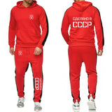 JOGGING JOGGERS CCCP SDELANO V SSSR BLANCO RAYAS ROJAS