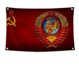 DRAPEAU URSS CLASSIQUE MARTEAU ET FAUCILLE