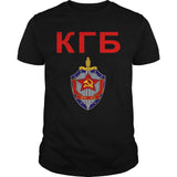 ФУТБОЛКА КГБ ОФИЦИАЛЬНАЯ КИРИЛЛИЧЕСКАЯ ЭМБЛЕМА