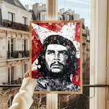 POSTER CHE GUEVARA POP ART ROT SCHWARZ GRAFIK