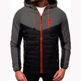 CHAQUETA ACOLCHADA NEGRA CCCP ESTRELLA ROJA
