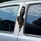STICKER CHE GUEVARA VISAGE VINYLE 2 PIECES DECORATION VOITURE