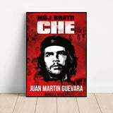 POSTER CHE GUEVARA COLLAGE KLEURRIJK WERELDCITAAT