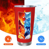 MUG ISOTHERME FAUCILLE ET MARTEAU ACIER INOXYDABLE