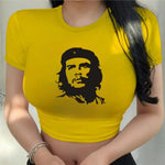 T-SHIRT COURT CHE GUEVARA FEMME