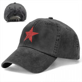 CASQUETTE CCCP ETOILE ROUGE DENIM VINTAGE DELAVE