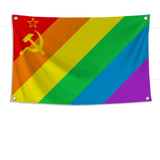DRAPEAU LGBTQ+ FAUCILLE