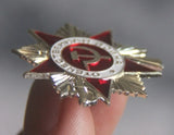SPILLA ORDINE DI GUERRA PATRIOTTICA ARGENTO 2° CLASSE